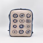 Τσάντα Πλάτης Υφαντή με Μάτι