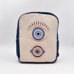 Τσάντα Πλάτης Υφαντή με Μάτι