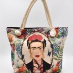 Τσάντα Ώμου - Παραλίας  Υφαντή Φρίντα Κάλο – Frida Kahlo