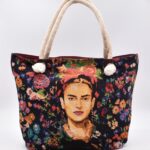 Τσάντα Ώμου - Παραλίας  Υφαντή Φρίντα Κάλο – Frida Kahlo