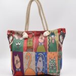 Τσάντα Ώμου - Παραλίας  Γάτα