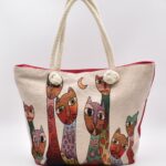 Τσάντα Ώμου - Παραλίας  Γάτα