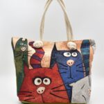 Τσάντα Ώμου - Παραλίας  Γάτα