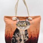 Τσάντα Ώμου - Παραλίας  Γάτα