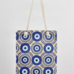 Τσάντα Ώμου Τυπωμένη Μάτι