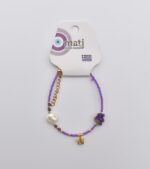 Βραχιόλι με χάντρες  & πολύχρωμα στοιχεία - Image 22