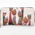 Πορτοφόλι Υφαντό Γάτα