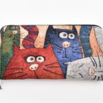 Πορτοφόλι Υφαντό Γάτα