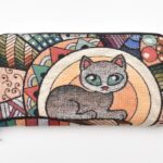 Πορτοφόλι Υφαντό Γάτα
