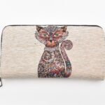 Πορτοφόλι Υφαντό Γάτα