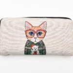 Πορτοφόλι Υφαντό Γάτα