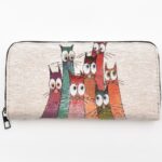 Πορτοφόλι Υφαντό Γάτα