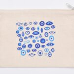 Πορτοφόλι Καμβά με Τύπωμα