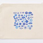 Πορτοφόλι Καμβά με Τύπωμα