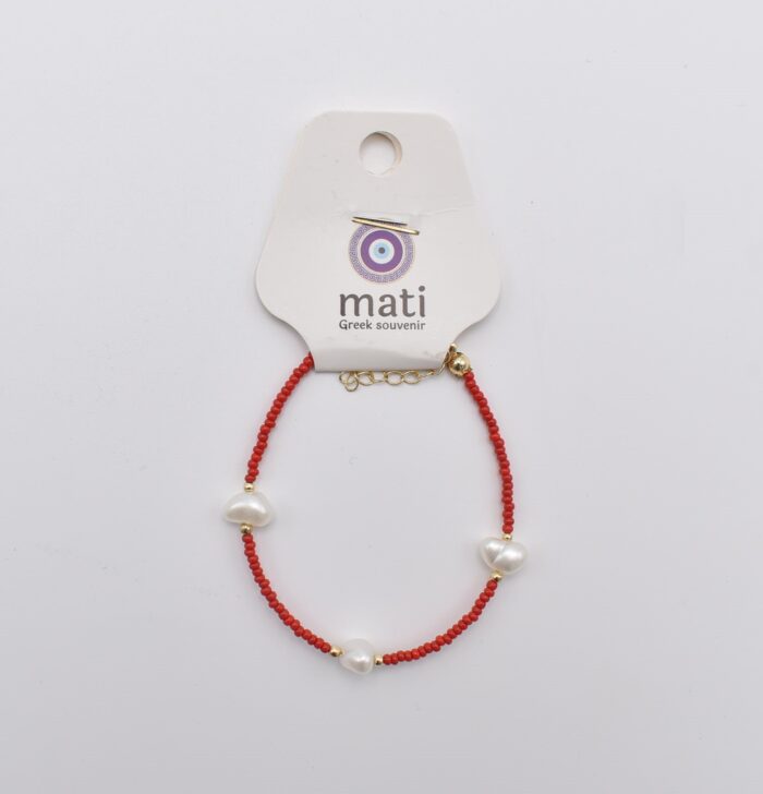 Βραχιόλι με χάντρες  & πολύχρωμα στοιχεία - Image 24