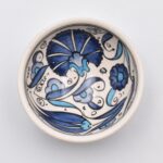 Κεραμικό Διακοσμητικό Μπωλ με Λουλούδια