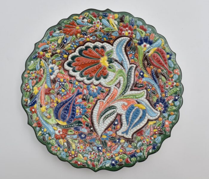 Κεραμικό Πιάτο με Ανάγλυφα Μοτίβα - Image 11