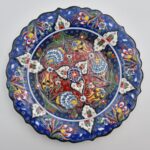 Κεραμικό Πιάτο με Ανάγλυφα Μοτίβα