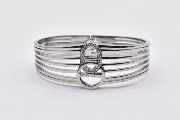 Ατσάλινο Βραχιόλι – Χειροπέδα Επιχρυσωμένη με Μάτι & Ποικιλία Στοιχείων - Image 108