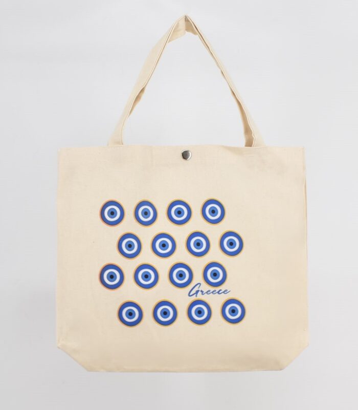 Τσάντα Καμβά με Τύπωμα - Image 12