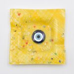 Σταχτοδοχείο Φυσητό Γυαλί Μάτι