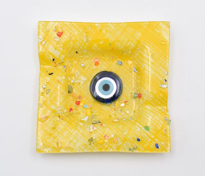 Σταχτοδοχείο Φυσητό Γυαλί Μάτι - Image 2