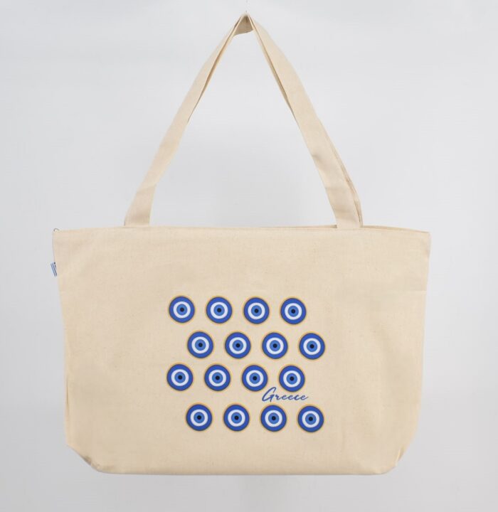 Τσάντα Καμβά με Τύπωμα - Image 12