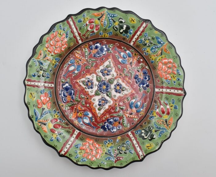 Κεραμικό Πιάτο με Ανάγλυφα Μοτίβα - Image 13