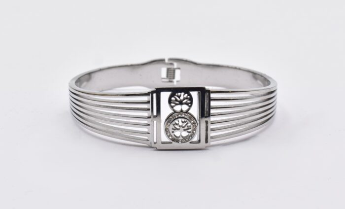 Ατσάλινο Βραχιόλι – Χειροπέδα Επιχρυσωμένη με Μάτι & Ποικιλία Στοιχείων - Image 131