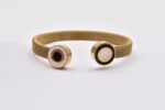 Ατσάλινο Βραχιόλι – Χειροπέδα Επιχρυσωμένη με Μάτι & Ποικιλία Στοιχείων - Image 7