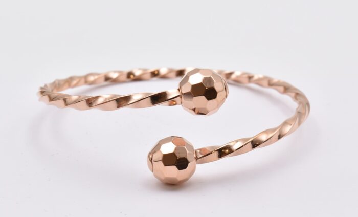 Ατσάλινο Βραχιόλι – Χειροπέδα Επιχρυσωμένη με Μάτι & Ποικιλία Στοιχείων - Image 158