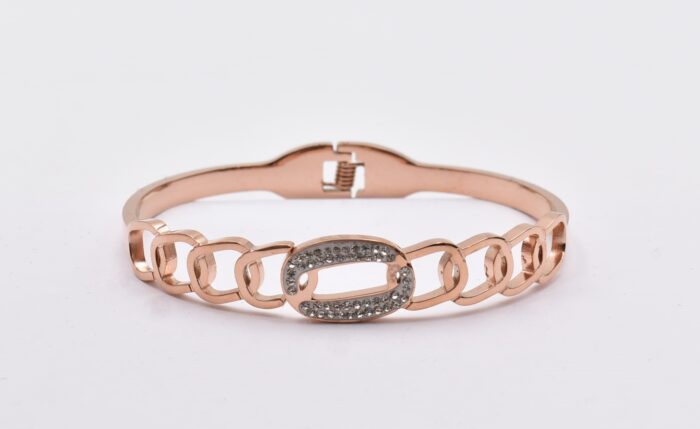 Ατσάλινο Βραχιόλι – Χειροπέδα Επιχρυσωμένη με Μάτι & Ποικιλία Στοιχείων - Image 185