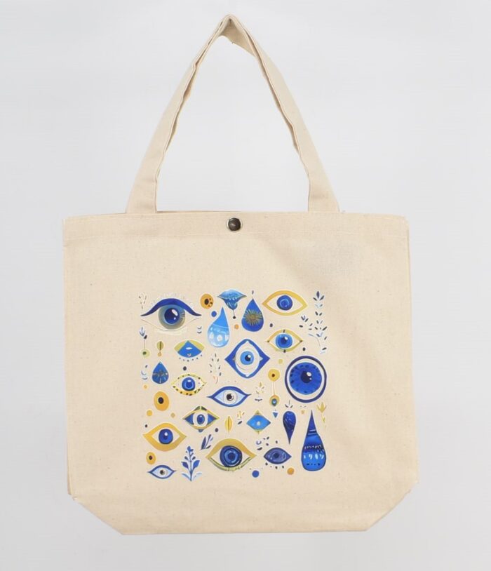 Τσάντα Καμβά με Τύπωμα - Image 2