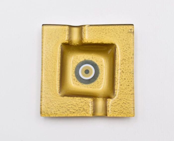 Σταχτοδοχείο Φυσητό Γυαλί Μάτι - Image 3