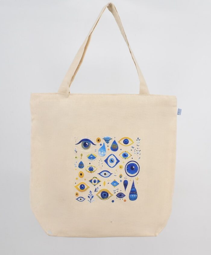 Τσάντα Καμβά με Τύπωμα - Image 2
