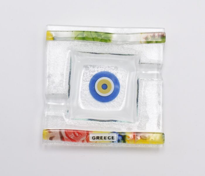 Σταχτοδοχείο Φυσητό Γυαλί Μάτι - Image 3