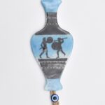 Κρεμαστό Φυσητό Διακοσμητικό Στάμνα με Μάτι