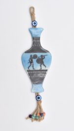 Κρεμαστό Φυσητό Διακοσμητικό Στάμνα με Μάτι