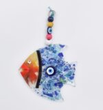 Φυσητό Κρεμαστό Ψάρι με Χρωματιστά Πετραδάκια - Image 3