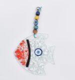 Φυσητό Κρεμαστό Ψάρι με Χρωματιστά Πετραδάκια - Image 2