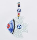 Φυσητό Κρεμαστό Ψάρι με Χρωματιστά Πετραδάκια - Image 4