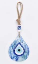 Φυσητό Κρεμαστό Μάτι Δάκρυ  με Διάφορες Αποχρώσεις