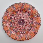 Κεραμικό Πιάτο με Ανάγλυφα Μοτίβα