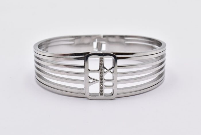 Ατσάλινο Βραχιόλι – Χειροπέδα Επιχρυσωμένη με Μάτι & Ποικιλία Στοιχείων - Image 17