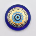 Μαγνήτης  Μπλε Γυαλί Στρογγυλός Μάτι