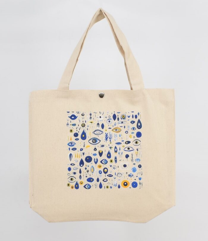 Τσάντα Καμβά με Τύπωμα - Image 3