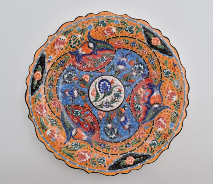 Κεραμικό Πιάτο με Ανάγλυφα Μοτίβα - Image 4