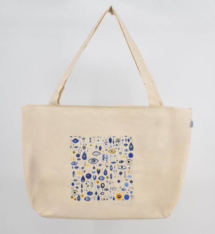 Τσάντα Καμβά με Τύπωμα - Image 3