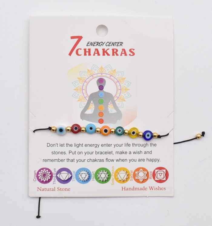 Βραχιόλι Καλοτυχίας με Φυσικές Πέτρες & Μάτι - Image 31