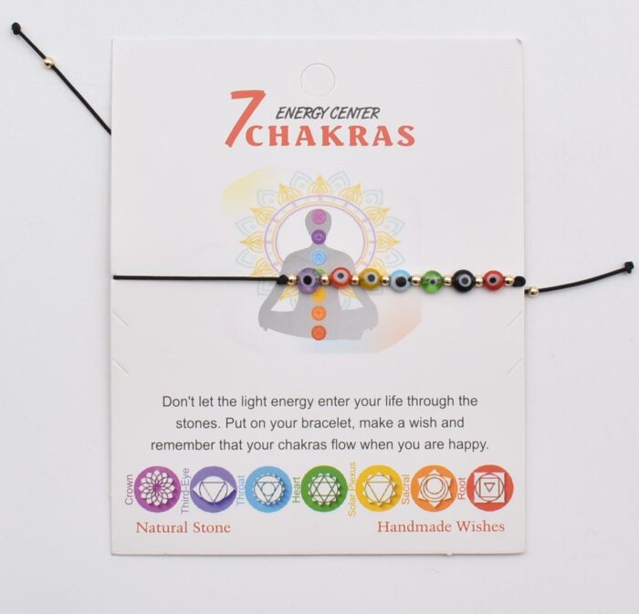 Βραχιόλι Καλοτυχίας με Φυσικές Πέτρες & Μάτι - Image 32